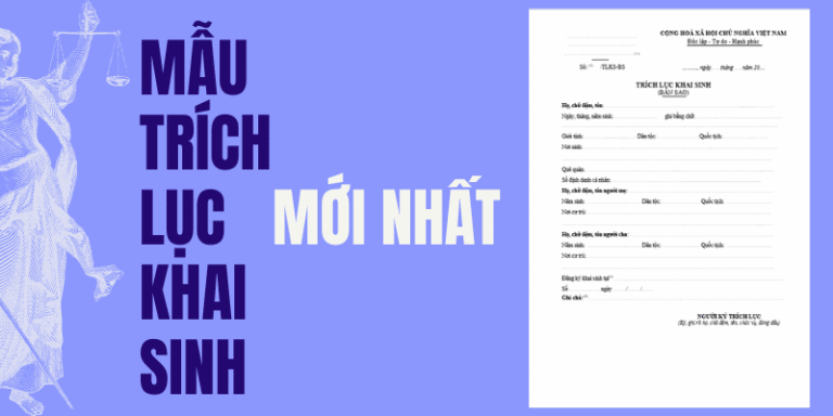 Mẫu trích lục giấy khai sinh bản sao mới nhất 2022