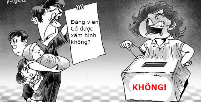 Xăm hình có được trở thành công chức hay không