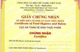 Điều kiện cấp giấy chứng nhận an toàn thực phẩm Mới nhất 2023