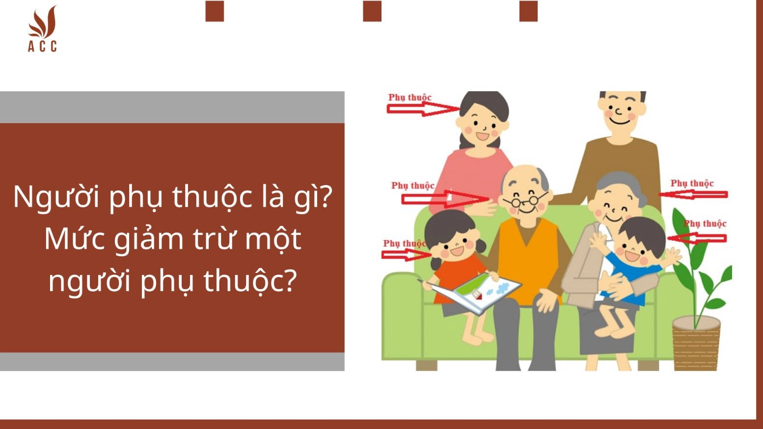 Người phụ thuộc là gì? Mức giảm trừ một người phụ thuộc?