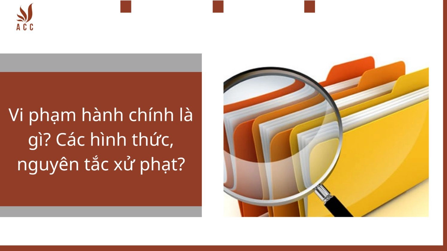 Vi phạm hành chính là gì? Các hình thức, nguyên tắc xử phạt?