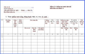 Mẫu sổ kiểm thực 3 bước theo quyết định 1246/QĐ-BYT [2023]