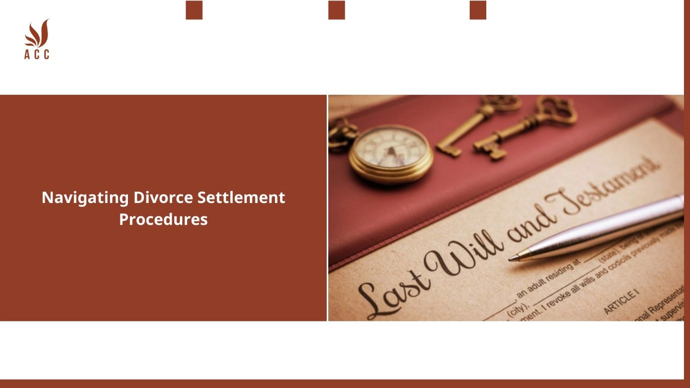 Procedures For Settling Divorce Agreement