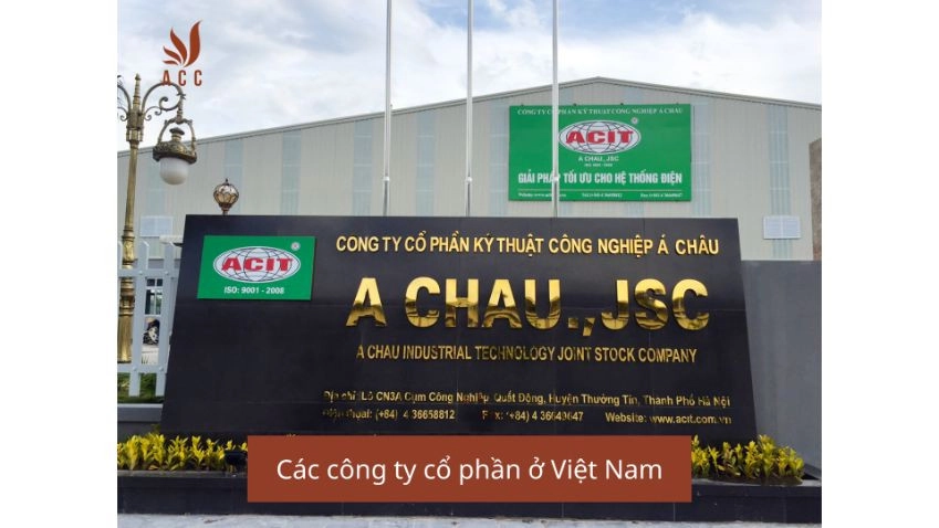 Các công ty cổ phần ở Việt Nam