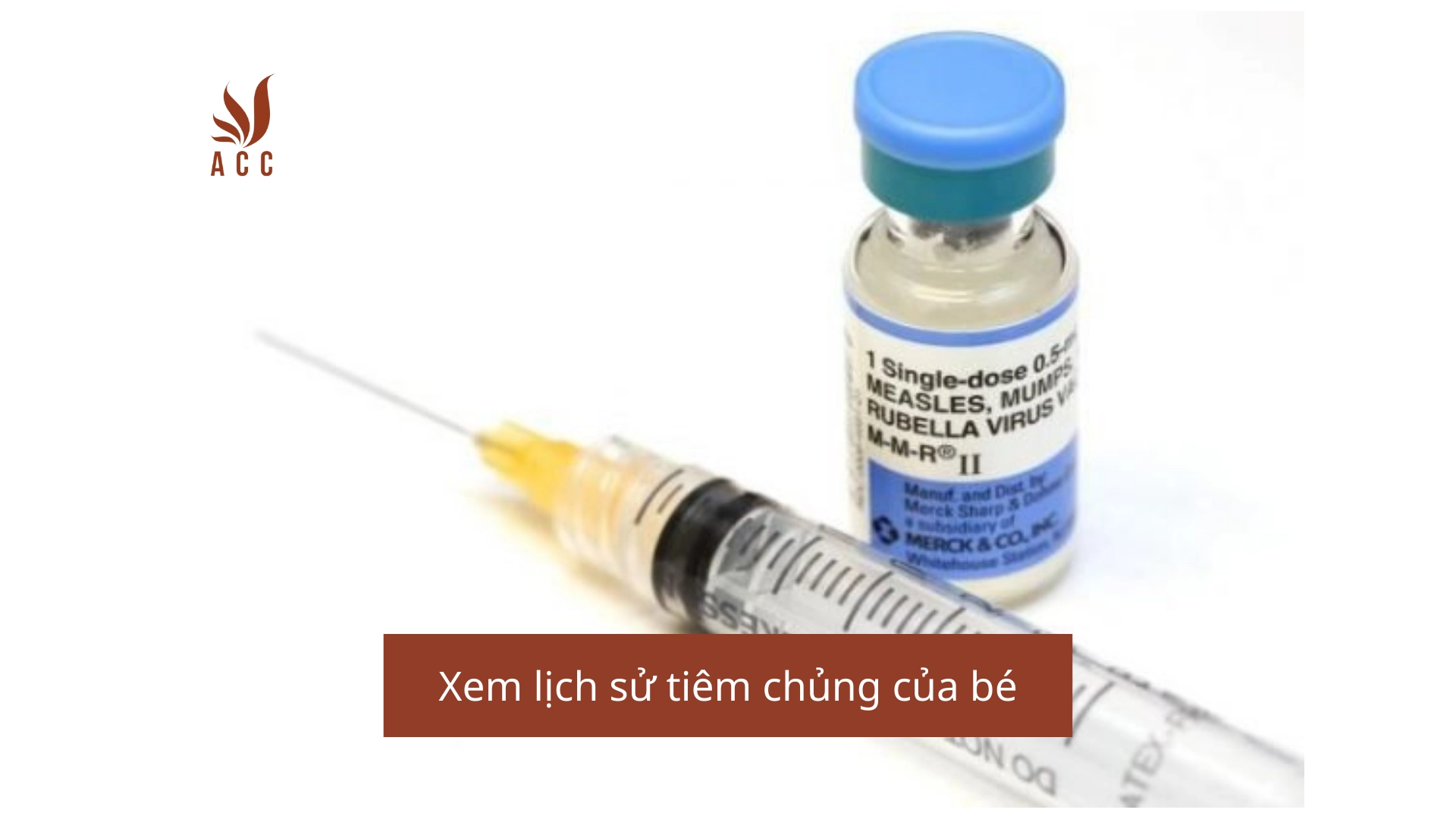 Xem lịch sử tiêm chủng của bé