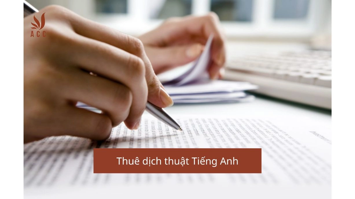 Thuê dịch thuật Tiếng Anh