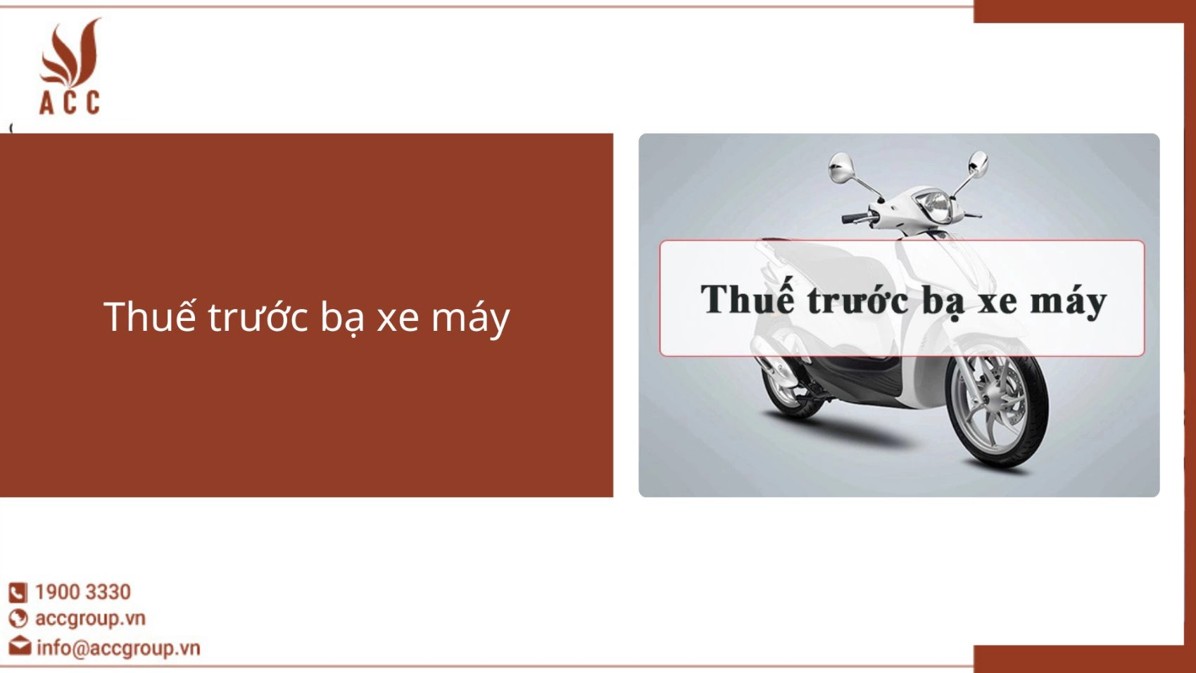 Thuế trước bạ xe máy