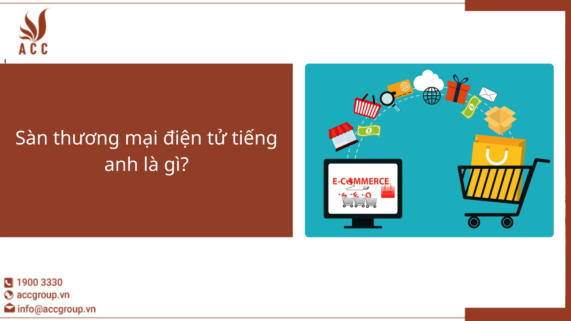 Sàn thương mại điện tử tiếng anh là gì?