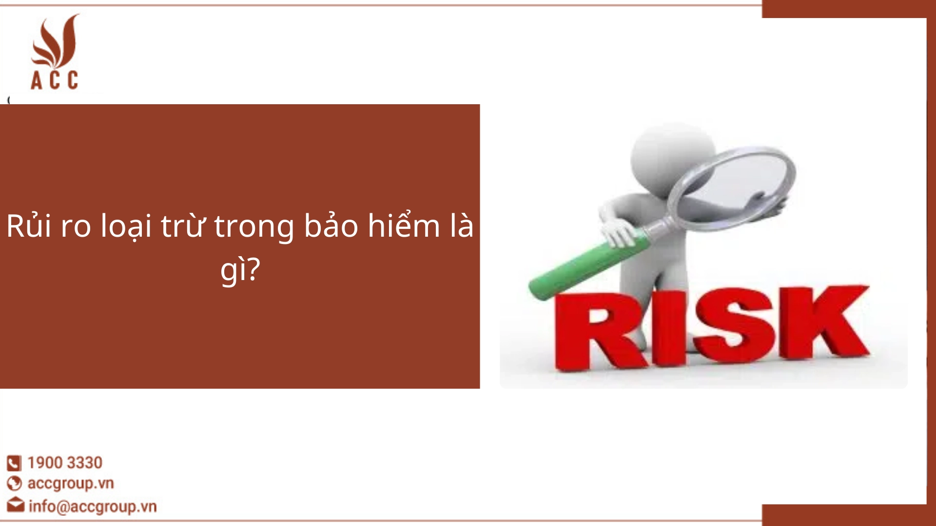 Rủi ro loại trừ trong bảo hiểm là gì?