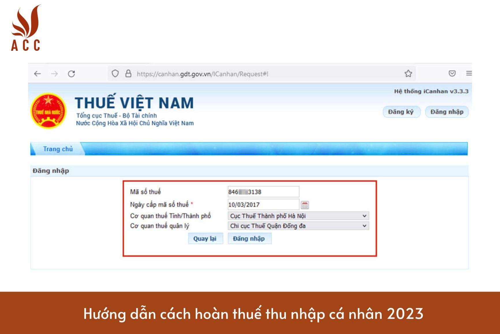 Hướng dẫn cách hoàn thuế thu nhập cá nhân 2023