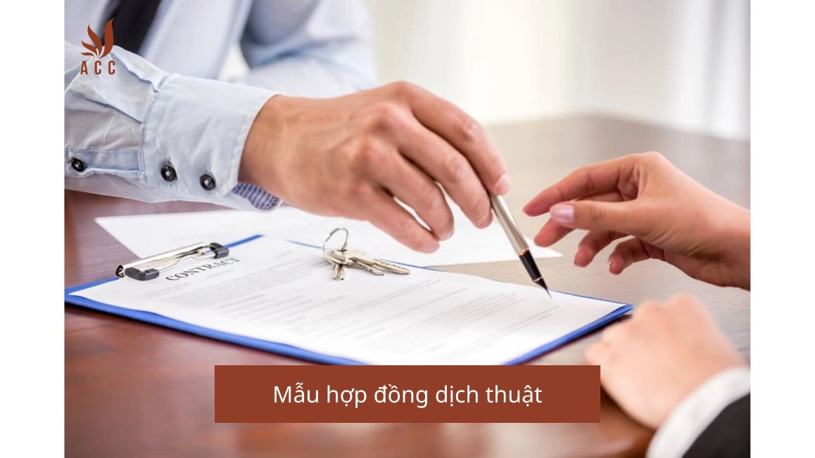 Mẫu hợp đồng dịch thuật