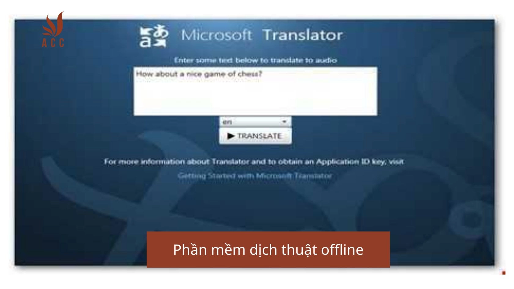 Phần mềm dịch thuật offline