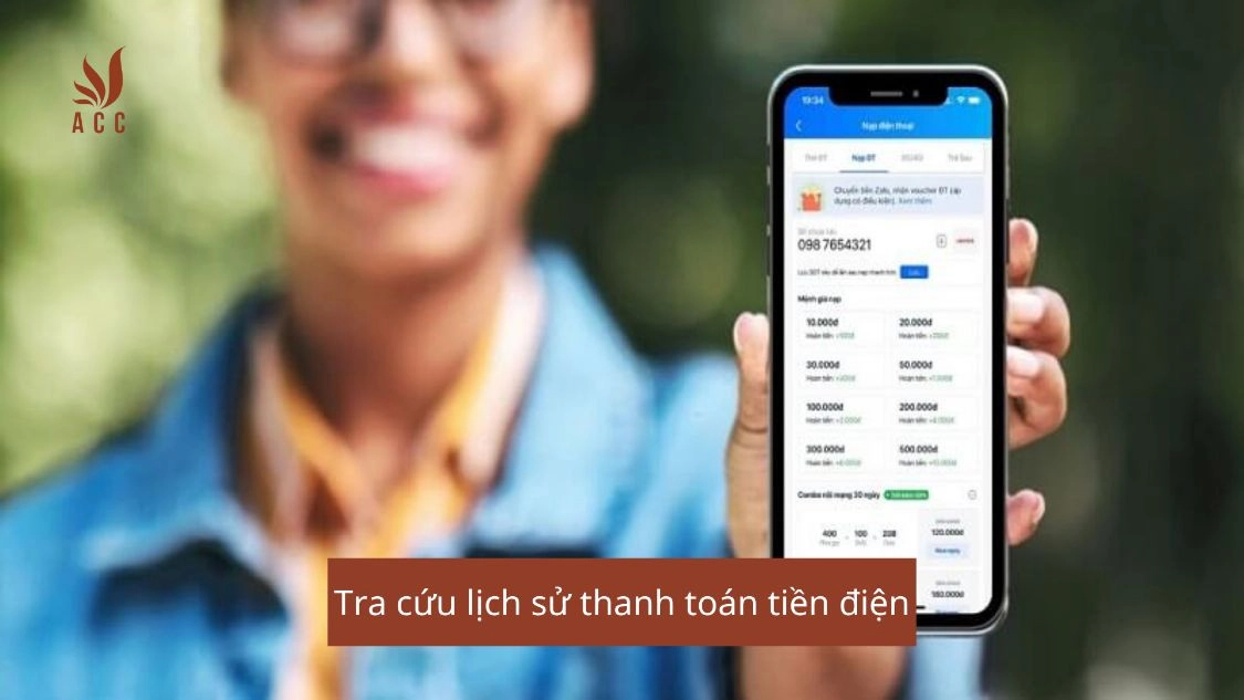 Tra cứu lịch sử thanh toán tiền điện