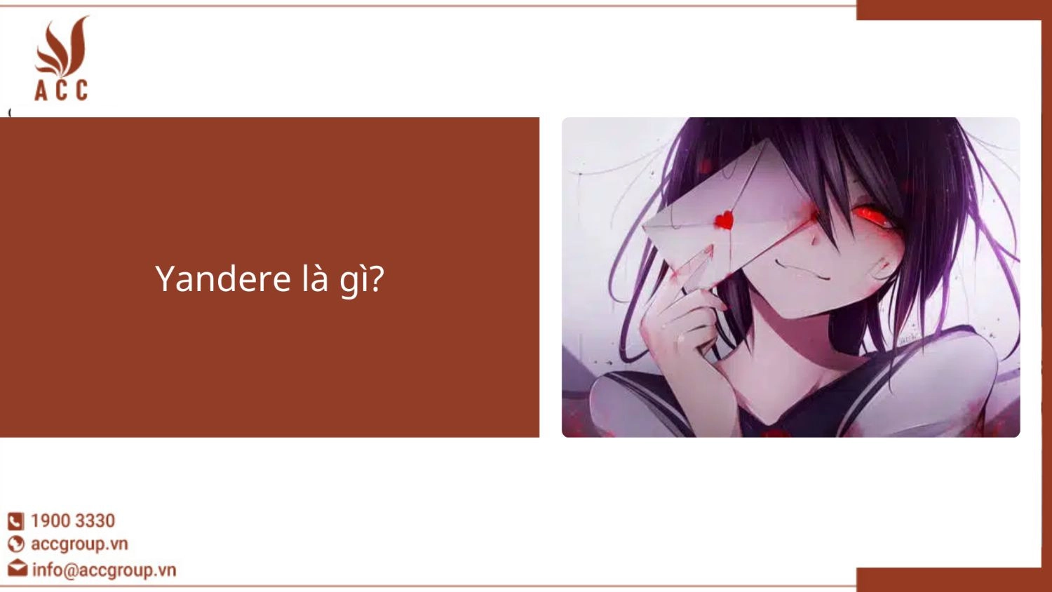 Yandere là gì?