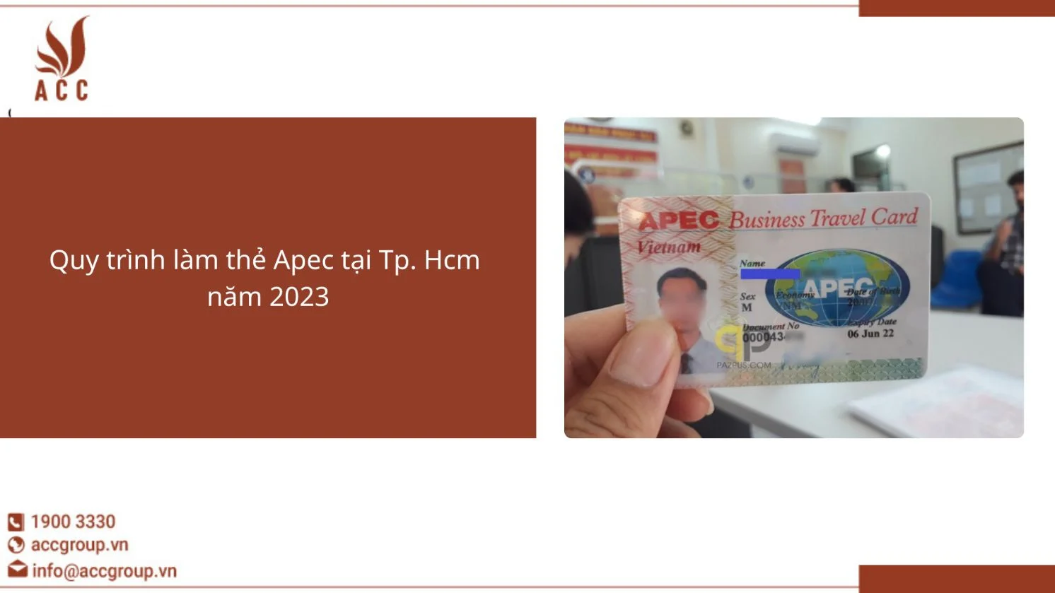 Quy trình làm thẻ Apec tại Tp. Hcm  năm 2023
