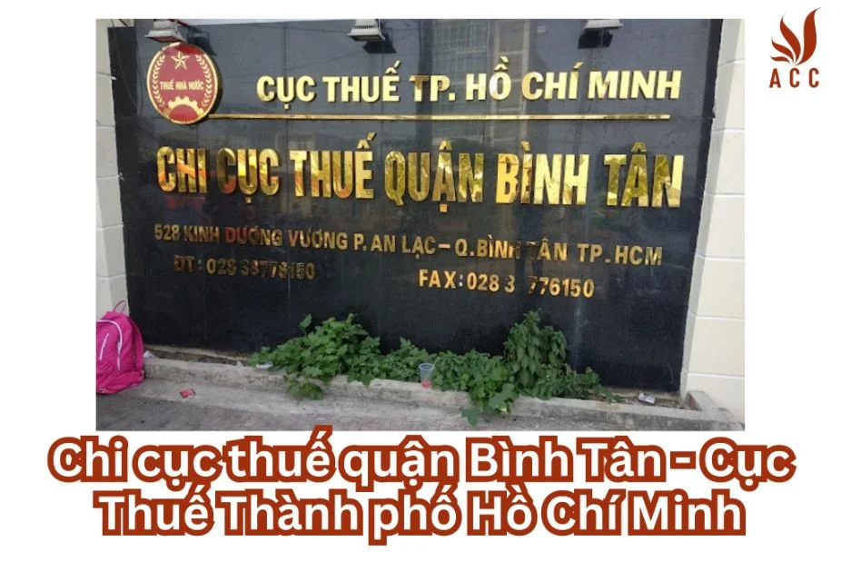 Chi cục thuế quận Bình Tân - Cục Thuế Thành phố Hồ Chí Minh