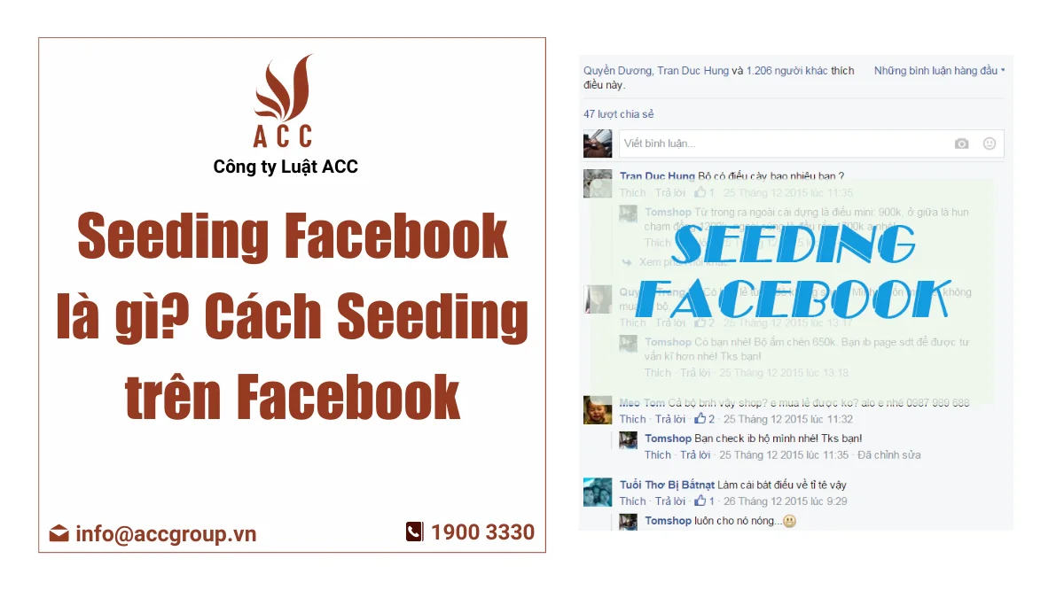 cách Seeding trên Facebook