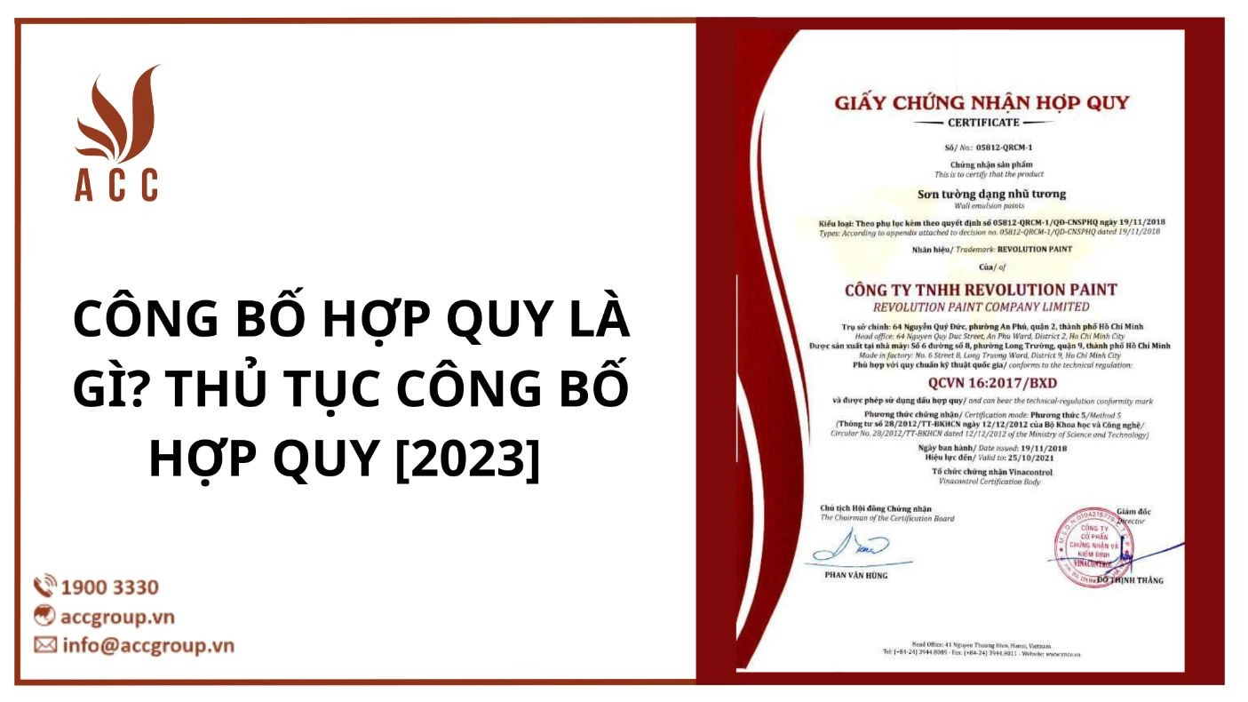 Công bố hợp quy