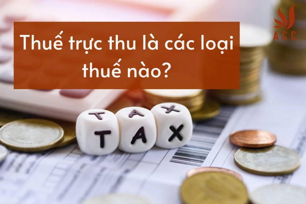 Thuế trực thu là các loại thuế nào?