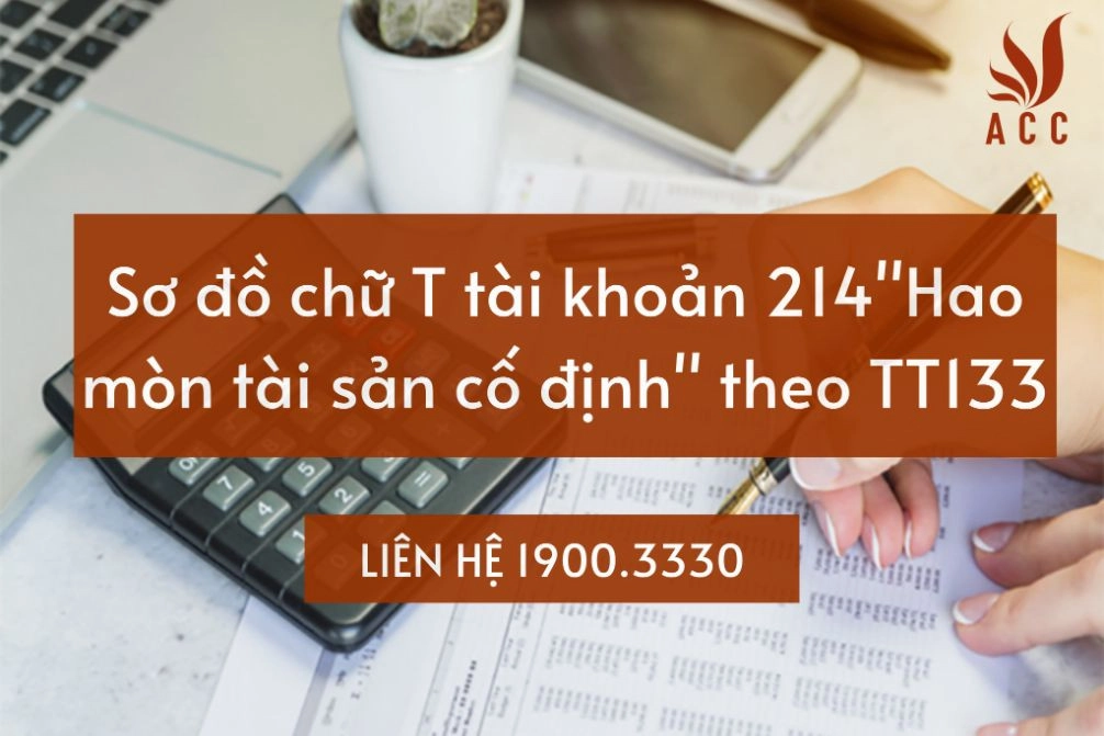 Sơ đồ chữ T tài khoản 214