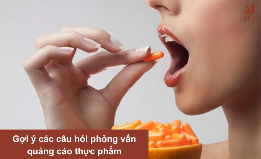 Gợi ý các câu hỏi phỏng vấn quảng cáo thực phẩm