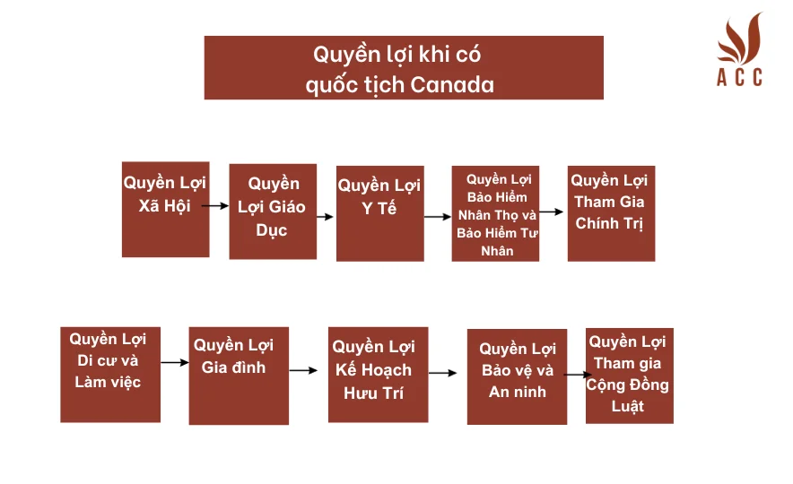 Quyền lợi khi có quốc tịch Canada