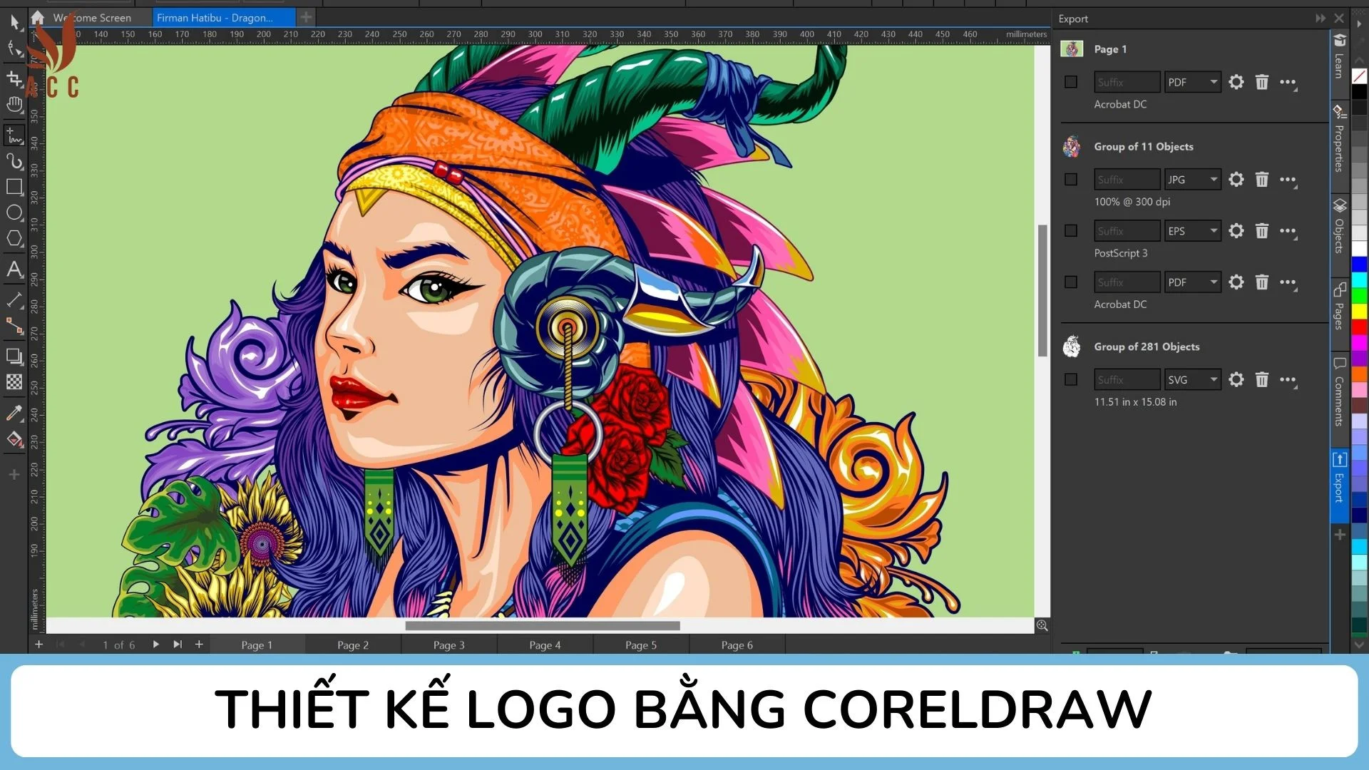 Thiết kế logo bằng CorelDRAW