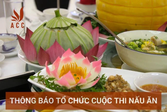 Thông báo tổ chức cuộc thi nấu ăn