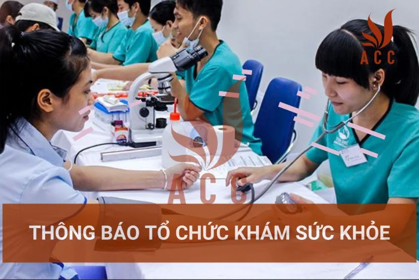 Thông báo tổ chức khám sức khỏe