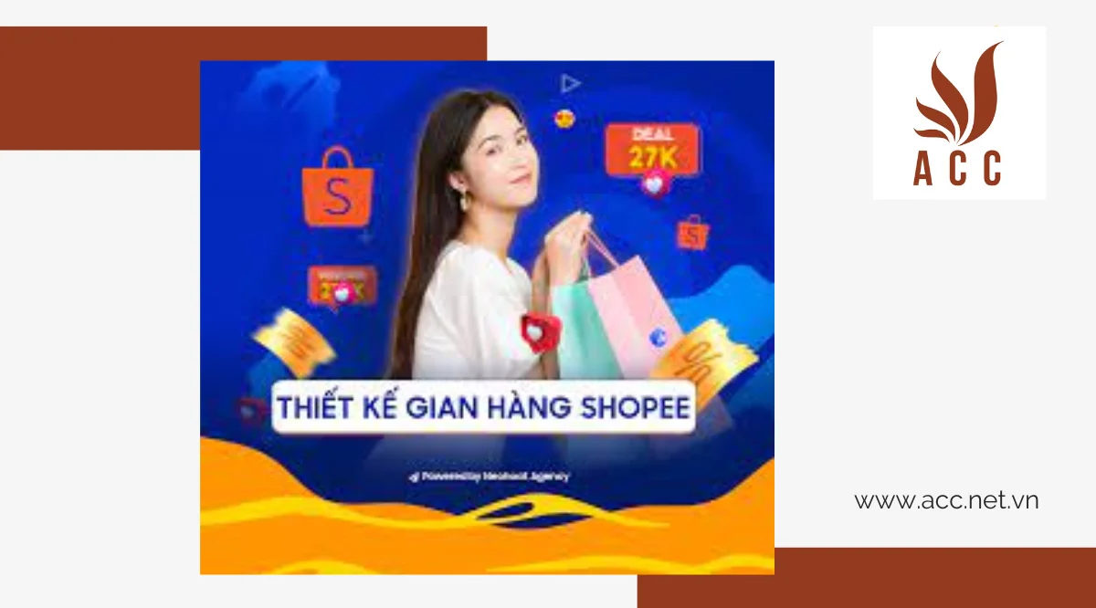 thiết kế logo shopee