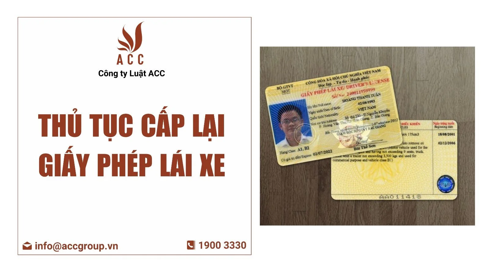 Cấp lại giấy phép lái xe