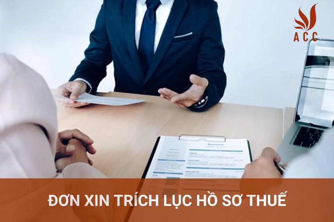 Đơn xin trích lục hồ sơ thuế