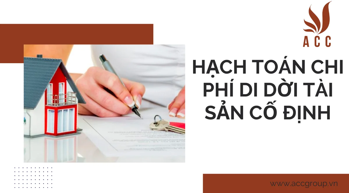 Hạch toán chi phí di dời tài sản cố định