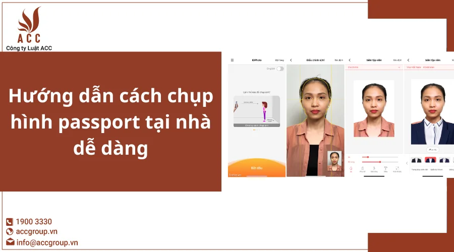 Hướng dẫn cách chụp hình passport tại nhà dễ dàng