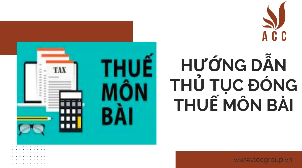 Hướng dẫn thủ tục đóng thuế môn bài