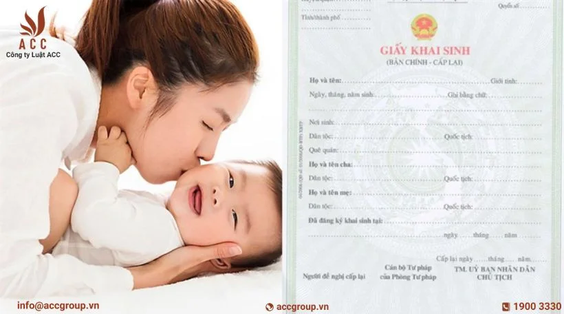 Làm giấy khai sinh cho con ở đâu?