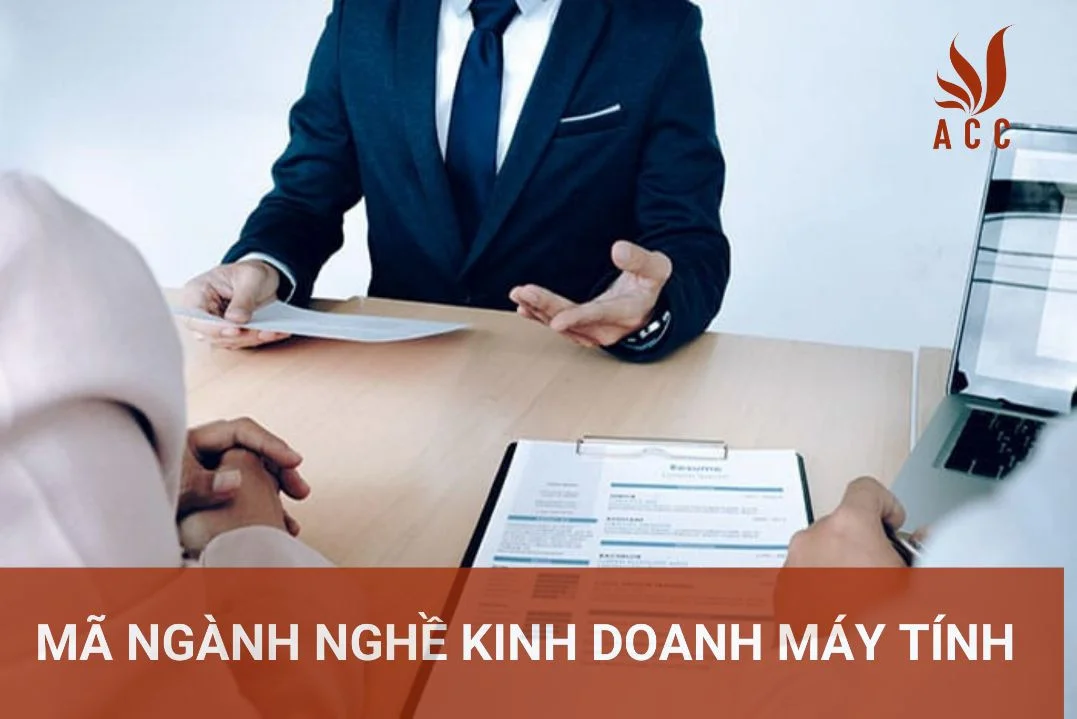 Mã ngành nghề kinh doanh máy tính