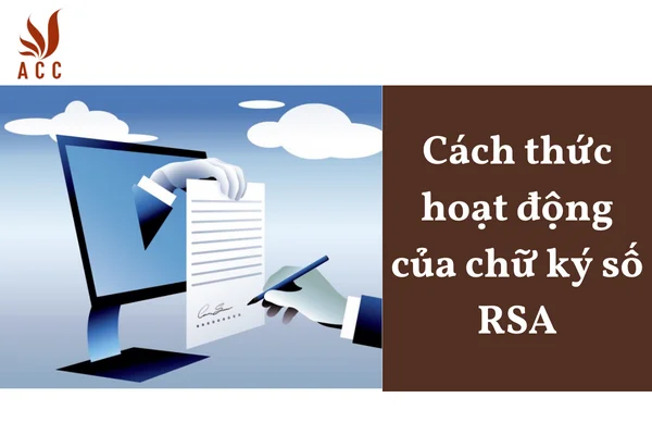 Cách thức hoạt động của chữ ký số RSA