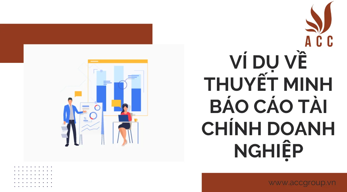 Ví dụ về thuyết minh báo cáo tài chính doanh nghiệp