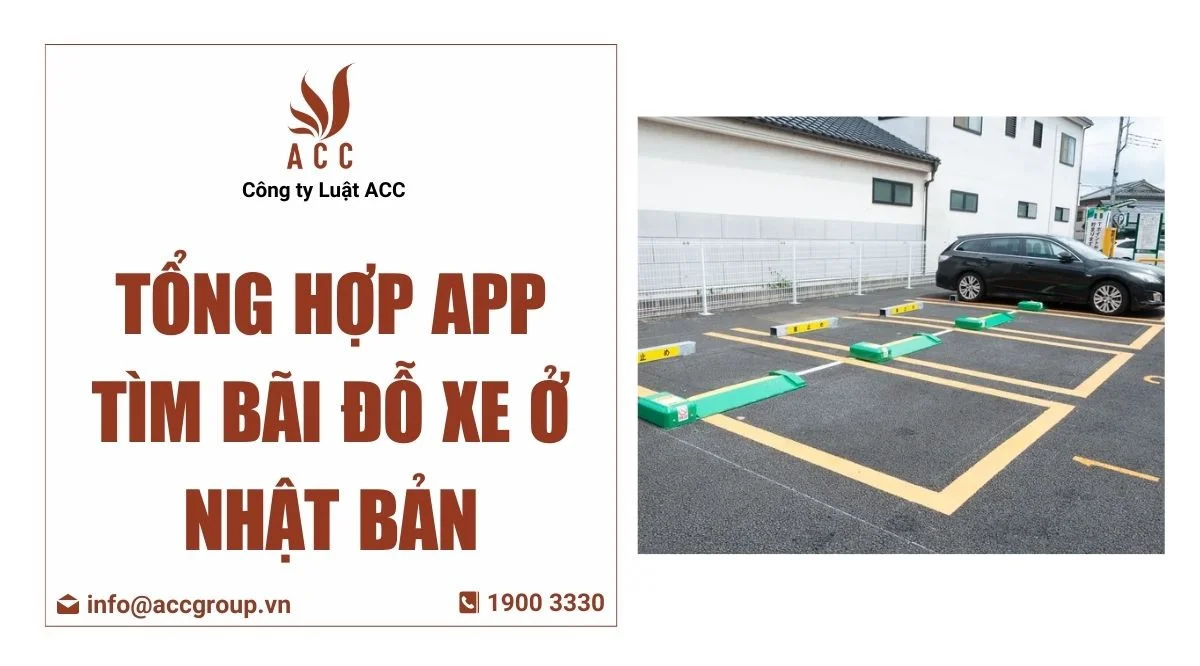 app tìm bãi đỗ xe ở nhật