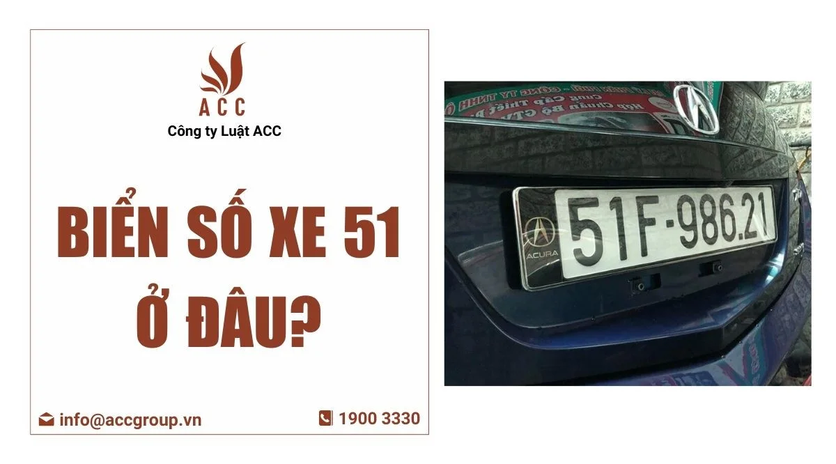 Biển số xe 51 ở đâu?