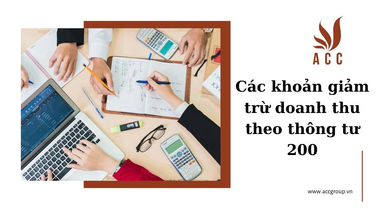 Các khoản giảm trừ doanh thu theo thông tư 200