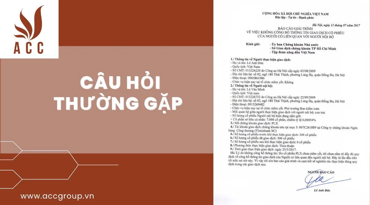 Câu hỏi thường gặp