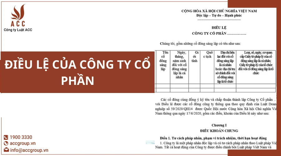 dieu-le-cua-cong-ty-co-phan