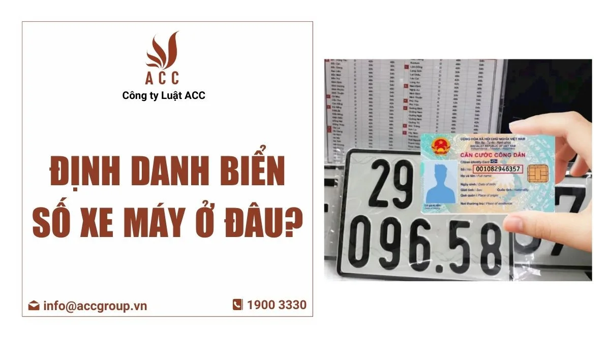 Định danh biển số xe máy ở đâu?