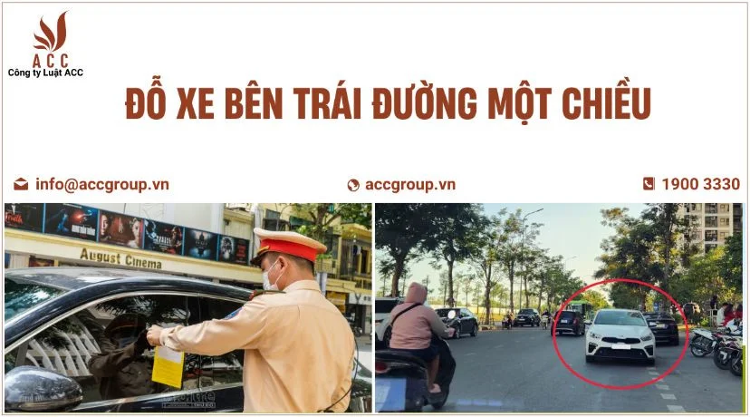 đỗ xe bên trái đường một chiều nghị định 100