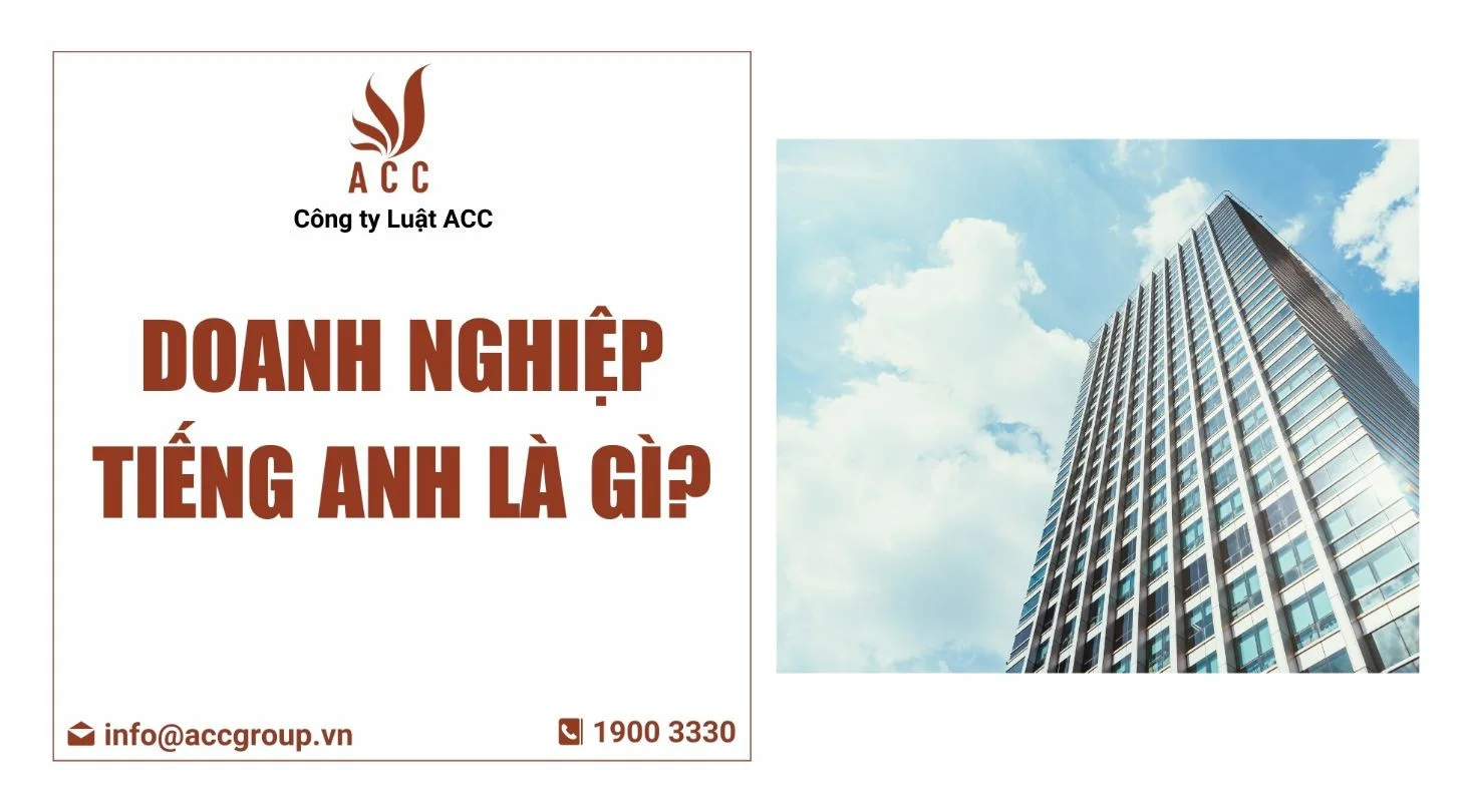 Doanh nghiệp tiếng Anh là gì