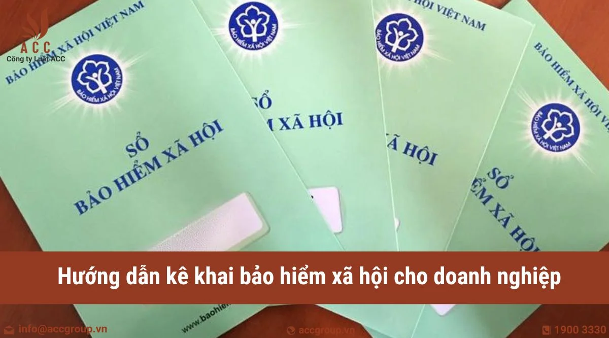 Hướng dẫn kê khai bảo hiểm xã hội cho doanh nghiệp