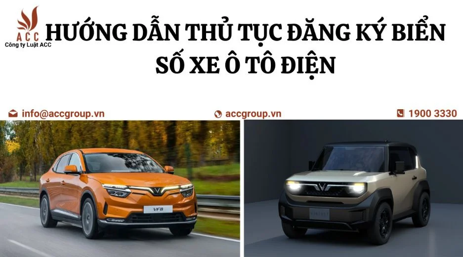 Hướng dẫn thủ tục đăng ký biển số xe ô tô điện