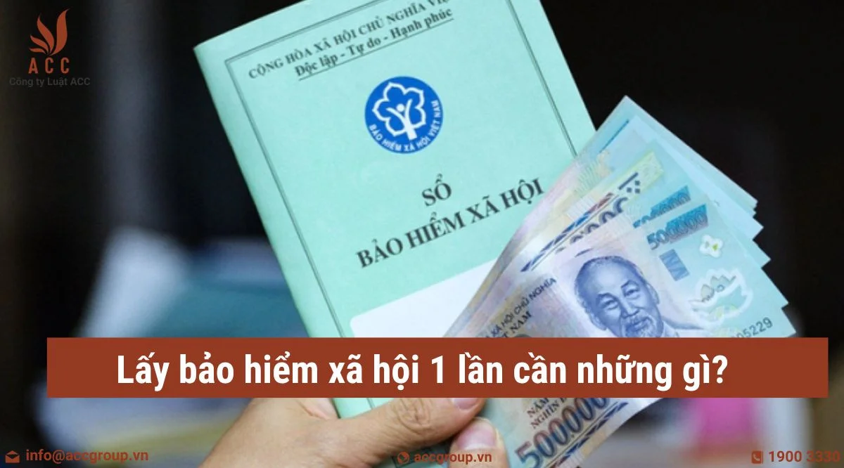 Lấy bảo hiểm xã hội 1 lần cần những gì?